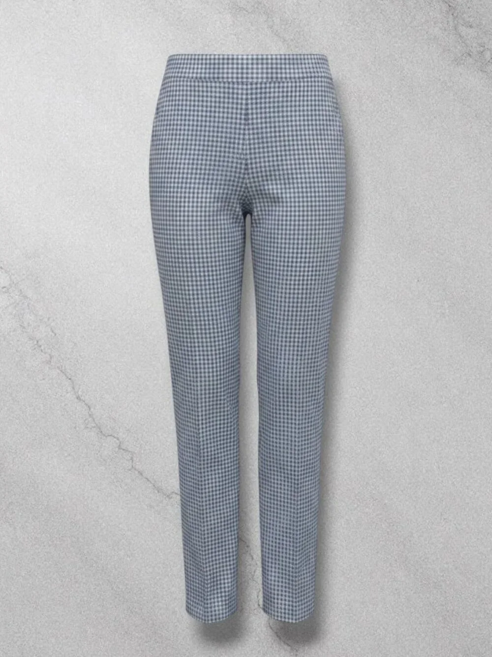 Lulus NWT Blue Plaid 2 Piece Matching Set Crop Tank & Wide Leg Pants S